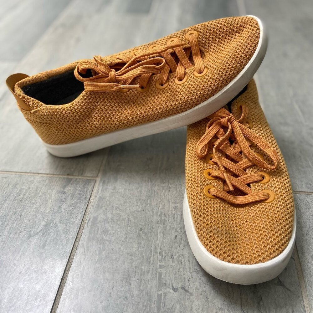 Allbirds Tree Piper Lightweight Orange Casual Sneakers Men's Size 9